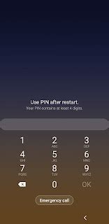 use pin after restart your pin contains at least 4 digits|Forgot my 4 digit screen lock passcode .